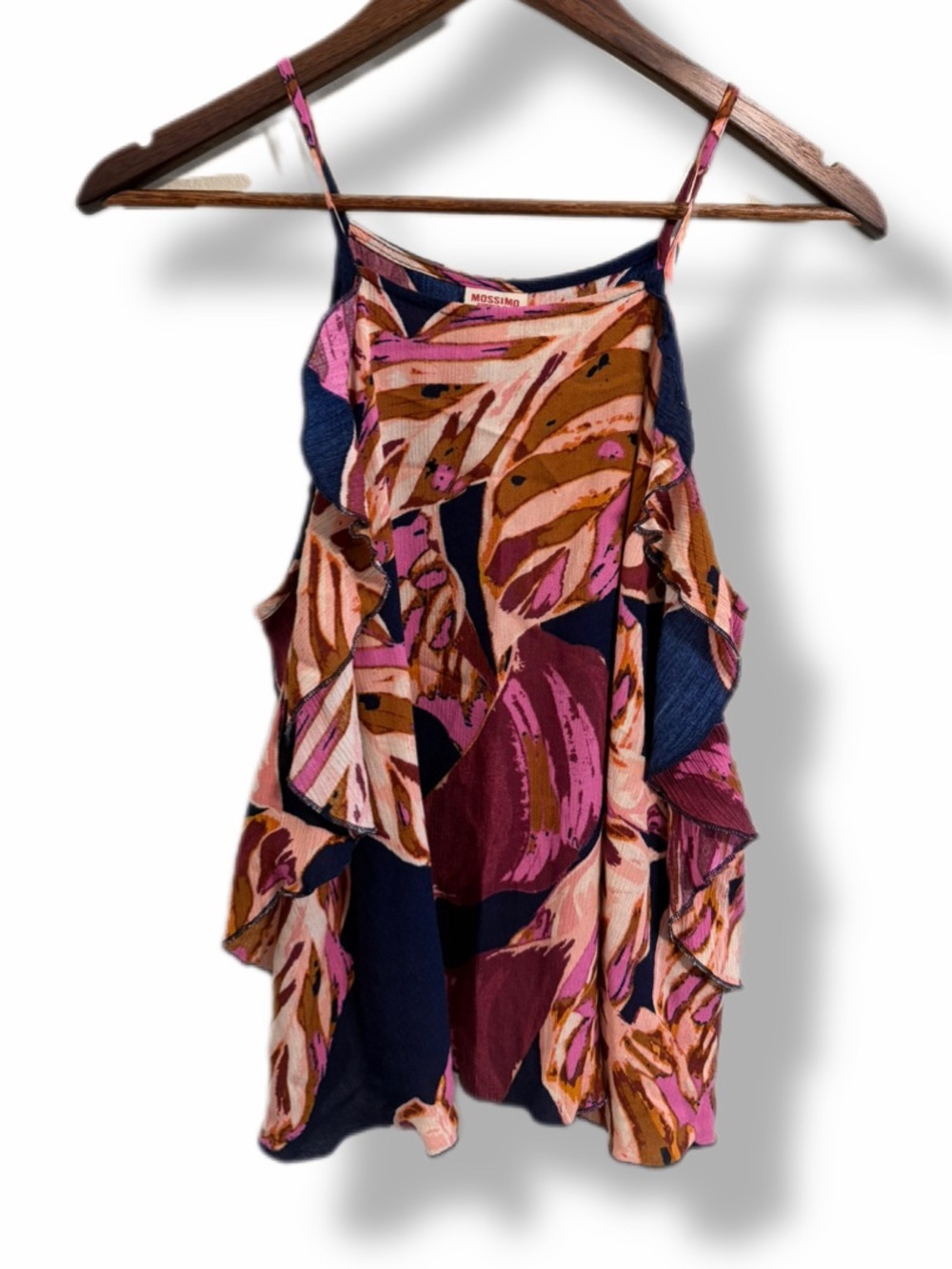 Mossimo Supply Co Tropical Floral Cold Shoulder Top – Medium